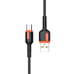 Автомобильное зарядное устройство Powermax Transparent Alpha 48W PD/QC U+C + micro USB cable Black - миниатюра 4