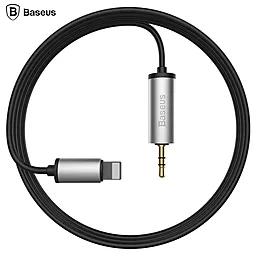 Аудио кабель Baseus Aux mini Jack 3.5 mm - Lightning M/M Cable 1.2 м silver (NGB37-01)