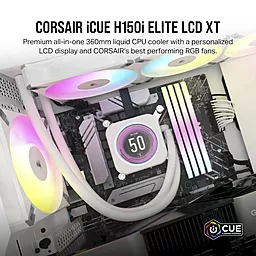Система охлаждения Corsair iCUE H150i Elite LCD XT (CW-9060077-WW) - миниатюра 4