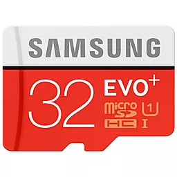 Карта памяти Samsung microSDHC 32GB EVO PLUS Class 10 UHS-I U1 (MB-MC32DA/RU)