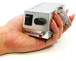 Паяльная станция одноканальная, портативная Baku BK-938 (Паяльник, 50Вт) - миниатюра 3