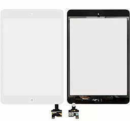 Сенсор (тачскрін) Apple iPad Mini 2 Retina (A1489, A1490, A1491), (повний комплект з кнопкою Home), White