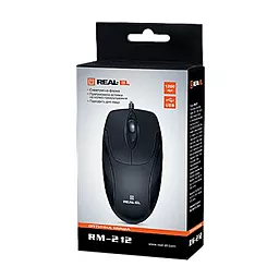 Комп'ютерна мишка REAL-EL RM-212 Black - мініатюра 4