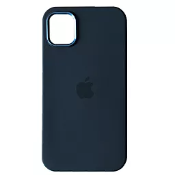 Чохол 1TOUCH Silicone Case Metal Frame для iPhone 14 Pro Max Midnight blue