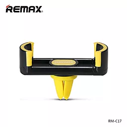 Автотримач Remax RM-C17 Black/Yellow - мініатюра 2