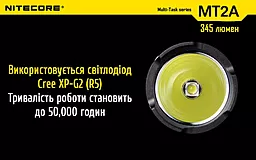 Ліхтарик Nitecore MT2A (6-1019) - мініатюра 11
