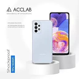 Чехол ACCLAB Shockproof для Samsung Galaxy A23 5G Transparent - миниатюра 4