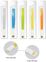 USB Кабель Melkco iMee mono series micro USB cable (IMMORSOE) Orange - мініатюра 3