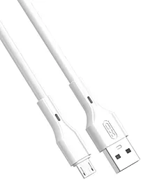 Кабель USB XO Rock NB230 12W 2.4A micro USB Cable White - миниатюра 2