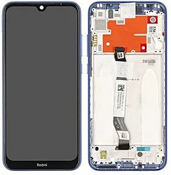 Дисплей Xiaomi Redmi Note 8T с тачскрином и рамкой, Blue