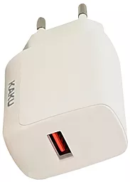 Сетевое зарядное устройство iKaku QC3.0 USB-A White (KSC-178-FEISU) - миниатюра 3