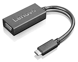 Відео перехідник (адаптер) Lenovo USB-C to VGA Adaptor-ROW (GX90M44574) Чорний