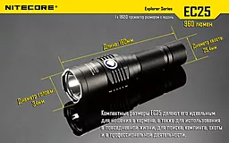 Ліхтарик Nitecore EC25 COBRA (6-1039) - мініатюра 5
