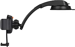 Автодержатель Baseus Easy Control Clamp Car Mount Holder Black (SUYK010001) - миниатюра 2