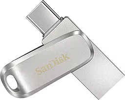 Флешка SanDisk Ultra Dual Drive Luxe 128 GB  USB 3.1 Gen. 1 Type A + Type-C (SDDDC4-128G-G46) - миниатюра 2