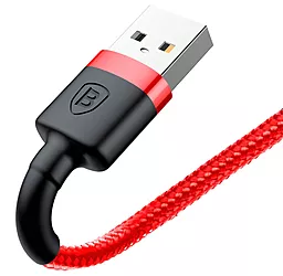 Кабель USB Baseus Kevlar 2M Lightning Cable Red (CALKLF-C19) - миниатюра 3