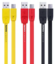 USB Кабель Remax Full Speed Cable micro USB 1.5M Red (RC-001m) - мініатюра 2