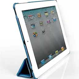 Чохол для планшету JustCase Leather Case For iPad 2/3/4 Blue (SS0008) - мініатюра 3