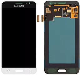Дисплей Samsung Galaxy J3 J320 2016 з тачскріном, (OLED), White