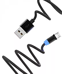 Кабель USB SkyDolphin S59V Magnetic micro USB Cable Black (USB-000442) - миниатюра 3