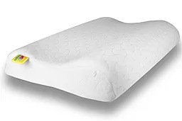 Ергономічна хвиляста прямокутна подушка з ППУ HighFoam Dobra Ecosoft