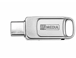 Флешка Verbatim MyDual 64 GB USB 2.0/USB-C (069267) - миниатюра 3