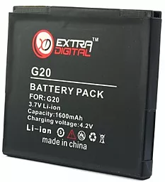 Акумулятор HTC Raider 4G X710e / G20 / G19 / BH39100 / BMH6386 (1600 mAh) ExtraDigital - мініатюра 4