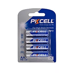 Батарейки PKCELL AA / FR6 LiFe BLISTER CARD 4шт 1.5 V
