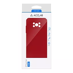 Чехол ACCLAB SoftShell для Xiaomi Poco X3 Red - миниатюра 2