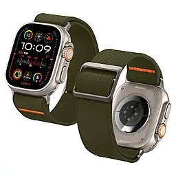 Нейлоновый ремешок Spigen Lite Fit Ultra для Apple Watch 49, 45, 44, 42 mm Khaki (AMP05985) - миниатюра 1