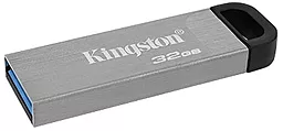 Флешка Kingston DT Kyson 32GB USB 3.2 (DTKN/32GB) Silver/Black - миниатюра 2