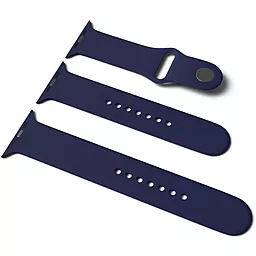 Сменный ремешок для умных часов для Apple Watch Sport Band 38 / 40 / 41 (S/M & M/L) Midnight blue