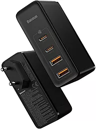 Мережевий зарядний пристрій з швидкою зарядкою Baseus GaN2 Pro 100W QC 2xUSB-C + USB-C-С Cable Black (CCGAN2P-L01) - мініатюра 4