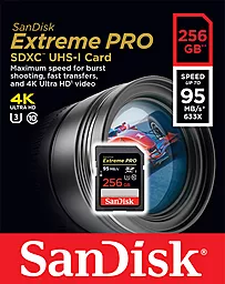 Карта памяти SanDisk 256 GB Extreme Pro SDXC UHS-I U3 SDSDXPA-256G-G46 - миниатюра 2