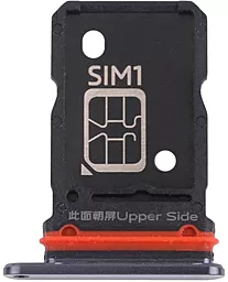 Слот (лоток) SIM-карти Vivo X60 Pro та картки пам'яті Dual SIM Midnight Black