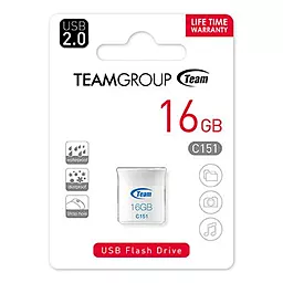 Флешка Team 16GB C151 White (TC15116GL01) - миниатюра 2