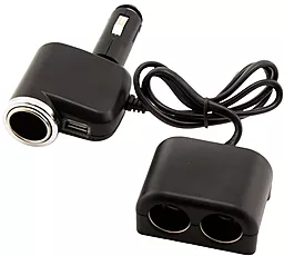Автомобильное зарядное устройство Olesson 1526 120W 12V/24V USB-A Black - миниатюра 2
