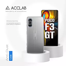 Чехол ACCLAB Anti Dust для Xiaomi Poco F3 GT Transparent - миниатюра 3
