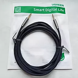 Аудио кабель Ugreen AV150 AUX mini Jack 3.5mm M/M cable 1 м gray (70899) - миниатюра 4