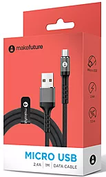 Кабель USB MakeFuture micro USB Cable Denim Grey (MCB-MD1GR) - миниатюра 5