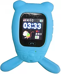 Чехол для умных часов Smart Baby Q100 Silicone Blue - миниатюра 3