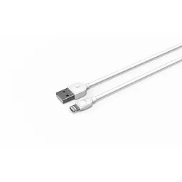 Кабель USB LDNio Lightning round 2.1A White (LS14) - миниатюра 3