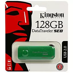 Флешка Kingston 128GB DataTraveler SE8 USB 2.0 (DTSE8/128GB) Green - миниатюра 8