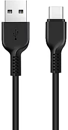 Кабель USB Hoco X20 Flash Сharging USB Type-C Black