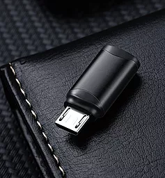 Адаптер-переходник McDodo M-F micro USB -> USB Type-C Black (OT-7690) - миниатюра 7