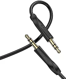 Аудио кабель Borofone BL16 Clear Sound AUX mini Jack 3.5mm M/M Cable 1 м black - миниатюра 2