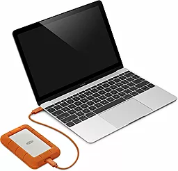 Внешний жесткий диск LaCie Rugged 5TB USB-C (STFR5000800) Orange - миниатюра 6
