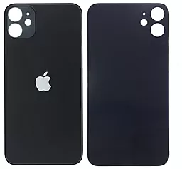 Задняя крышка корпуса Apple iPhone 11 (big hole) Black - миниатюра 3