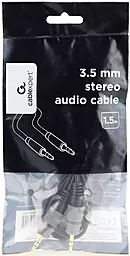 Аудио кабель Cablexpert AUX mini Jack 3.5mm M/M Cable 1.5 м black (CCAP-3535MM-1.5M) - миниатюра 3