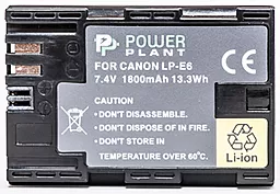 Акумулятор для фотоапарата Canon LP-E6 Chip (1800 mAh) DV00DV1243 PowerPlant - мініатюра 2